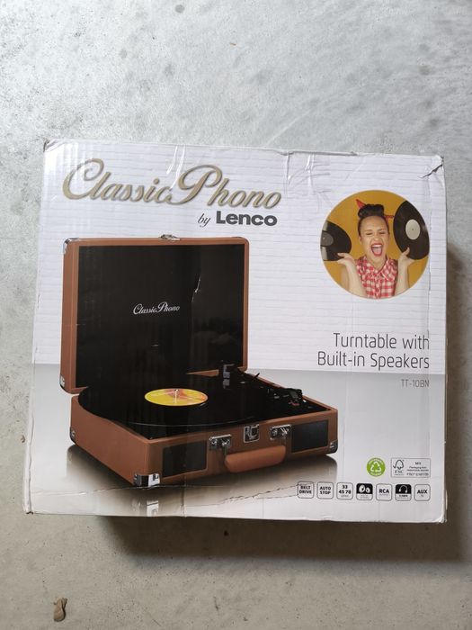 Gira-discos Lenco Classic Phono TT-10BN