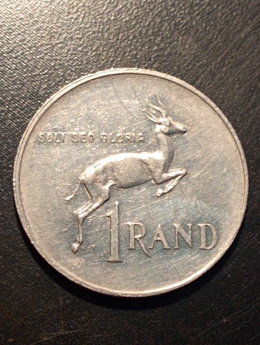 1 Rand - Africa do Sul - 1979	- Niquel - Soberba!