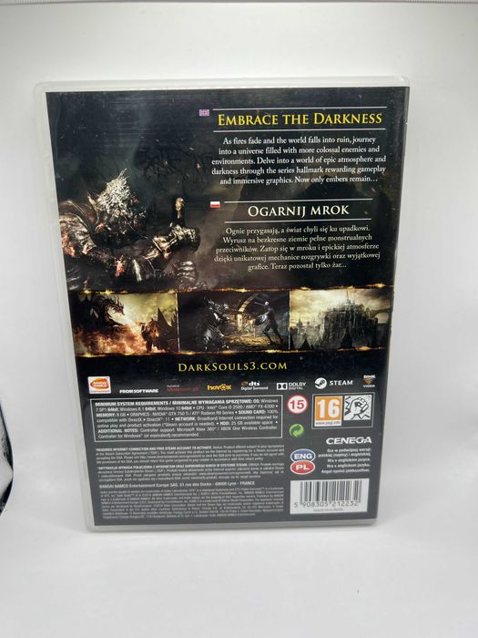 Dark Souls 3, box  - Gra PC!