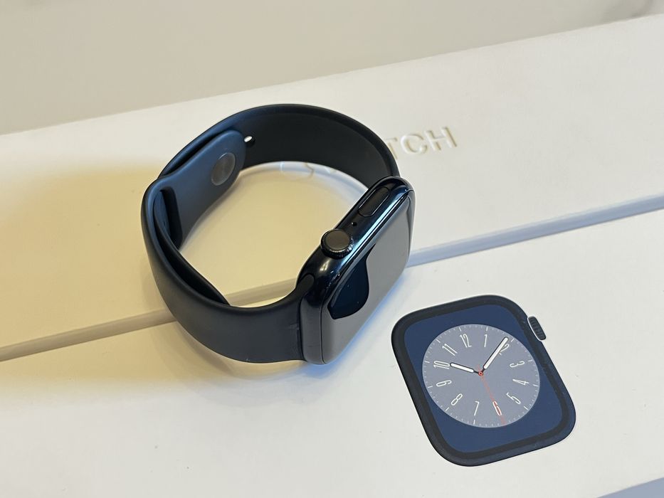 Apple Watch 8 Midnight Aluminum 45мм (годинник Епл Вотч 8)