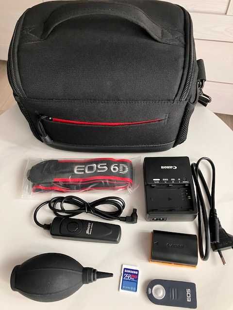 Aparat Canon 6D. WiFi. GPS. Przebieg 108 klatek
