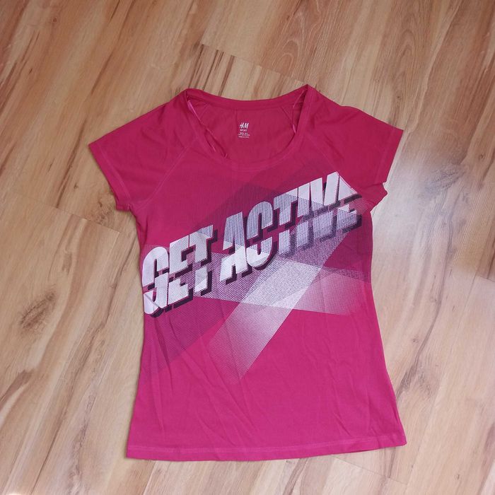 Koszulka S 36 t-shirt bluzka h&m sport