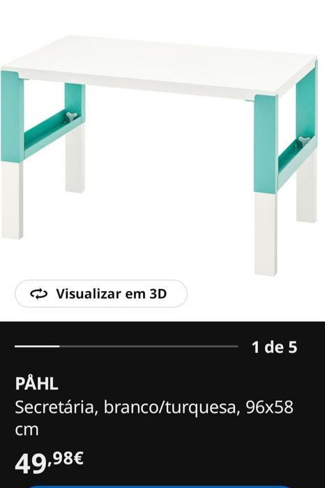 Cadeira e  secretária IKEA