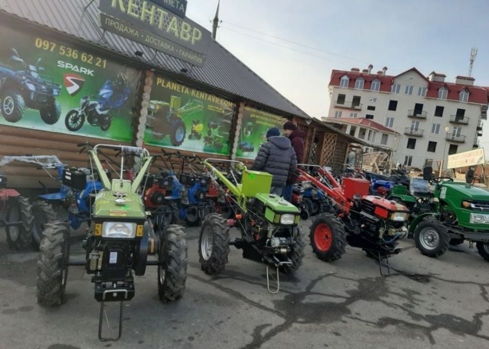 БЕЗ ПЕРЕДОПЛАТ! Мотоблок Кентавр ДТЗ бензиновий, дизельний від 14900