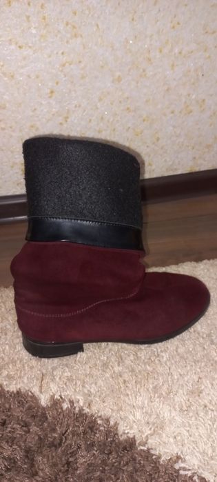 Чобітки замшеві зимові