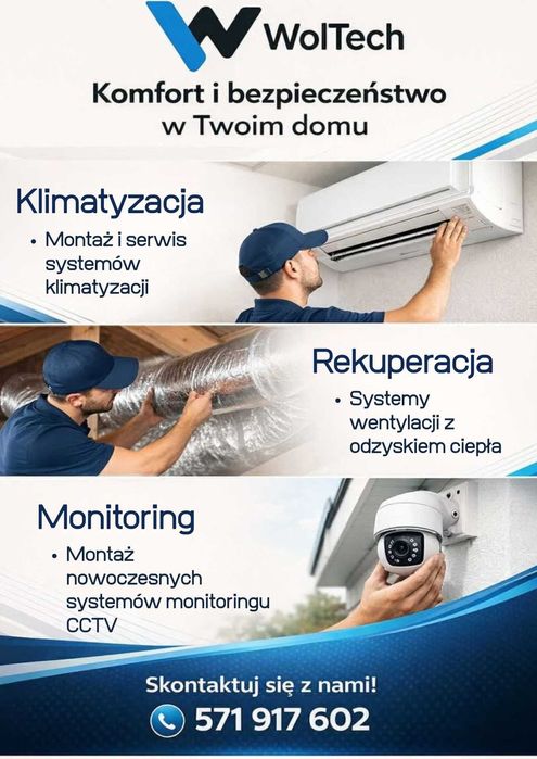 Montaż klimatyzacji – WolTech | Biała Podlaska