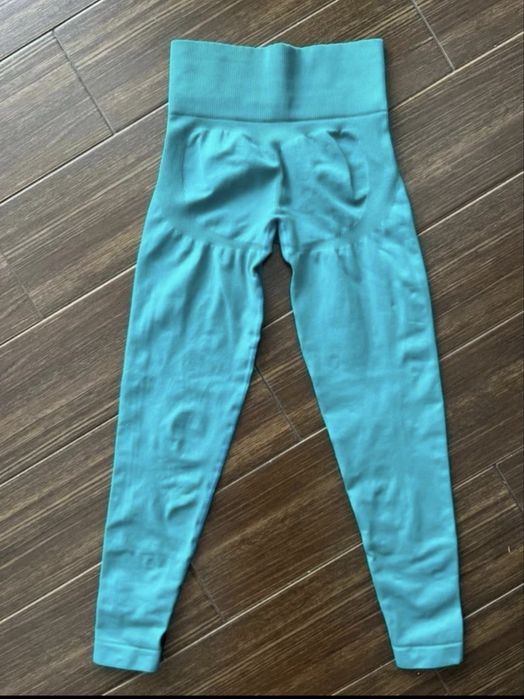 leginsy gym glamour nowe tiffany blue
