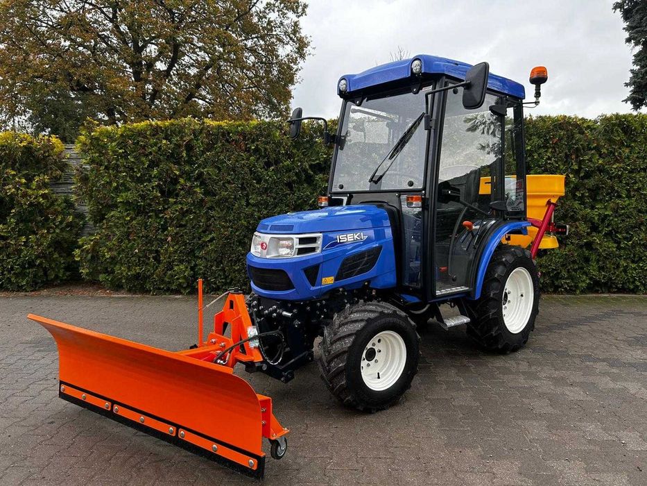 Wynajem traktora komunalnego ISEKI z pługiem 1,5m i posypywarką 200L!!