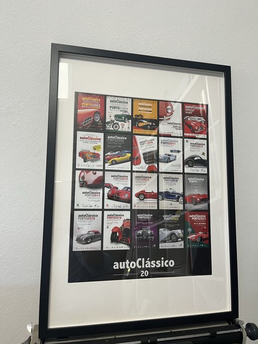 Quadro cartaz Auto Classicos Porto automobilia
