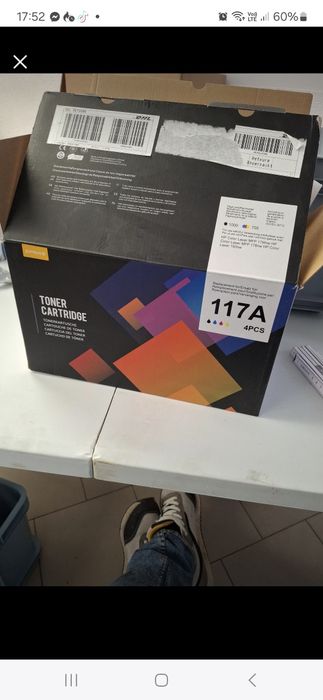 Sprzedam komplet tonerów 117A (4 sztuki) – czarny + CMY.
Tonery są now