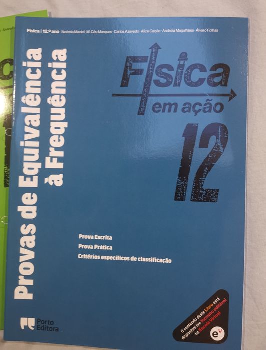 Conjunto de 4 cadernos de apoio - "Física em ação 12"