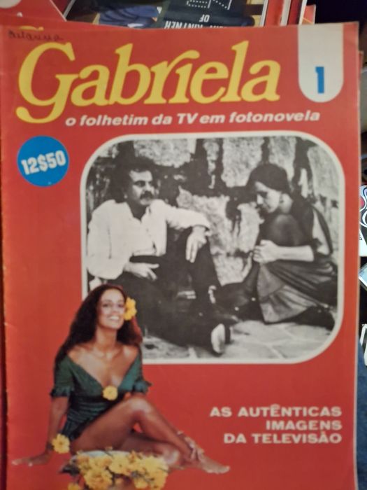 Revista telenovela gabriela cravo canela vintage completa mais extra