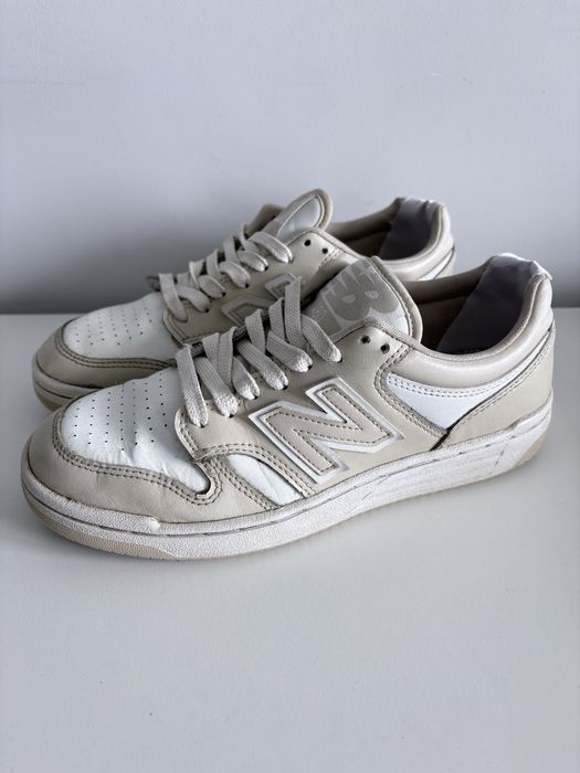 New Balance 480 Beżowe Sneakersy Damskie Skóra Rozmiar 40