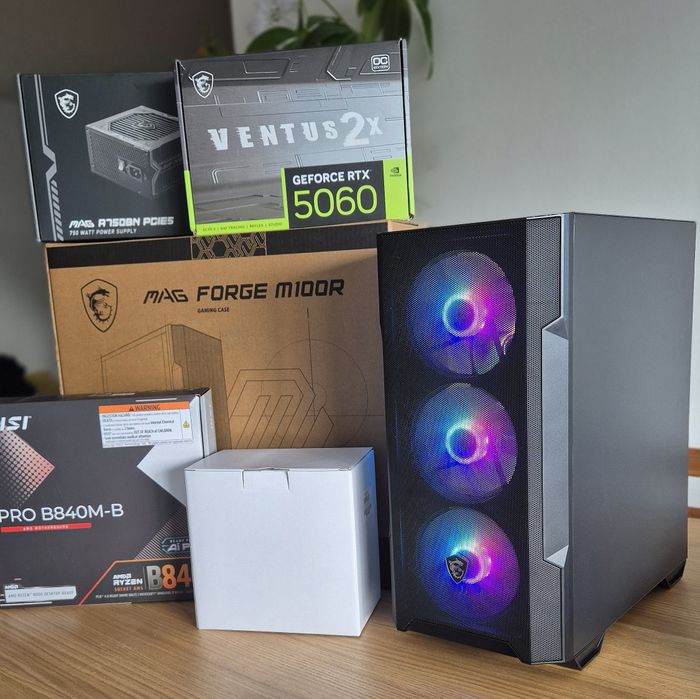 PC Gaming TOPO Ryzen 5/ RTX 5060/ 16GB garantia