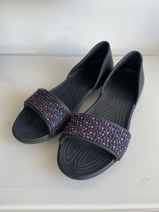 Sandały Crocs Lina Embellished Dorsay r. 39/40 W9 Stan idealny!
