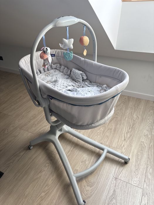 Chicco baby hug 4 in 1 z materacem i posciela w zestawie!!!