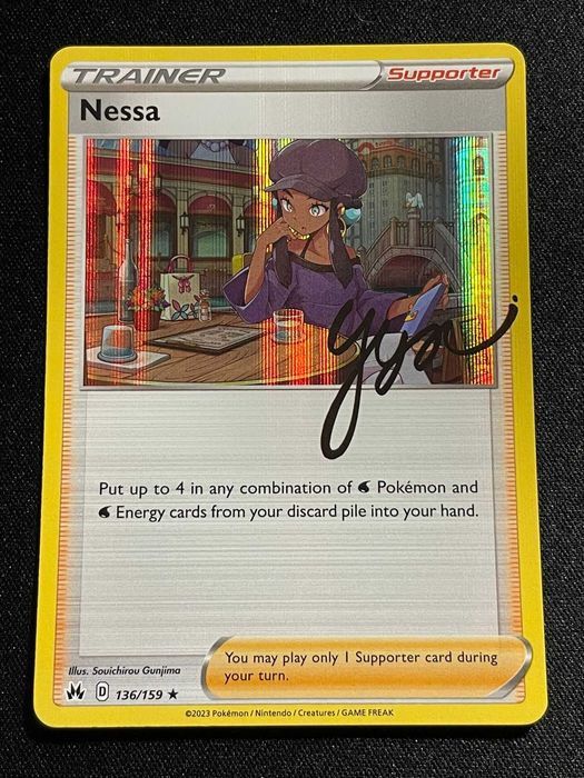 Carta Pokémon Nessa 136/159 Crown Zenith