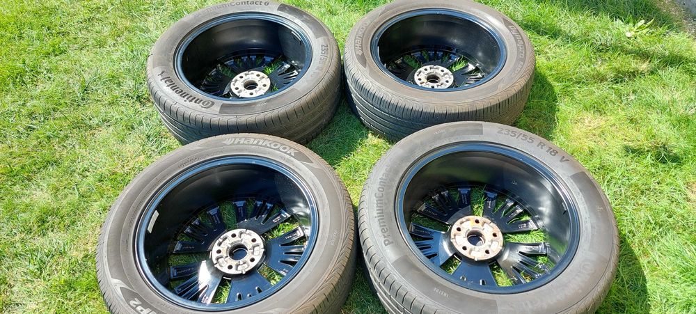 felgi aluminiowe 18 vw tiguan t-roc 5x112 oryginalne czujniki