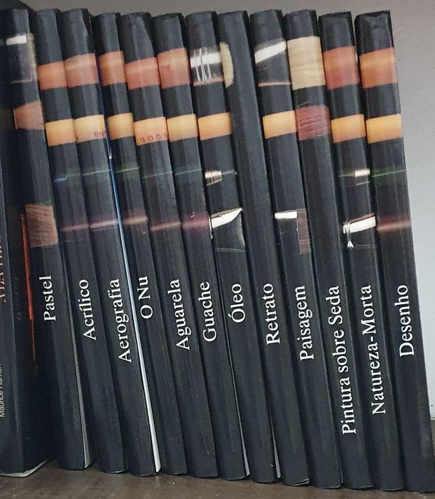 Livros de arte, técnicas de pintura