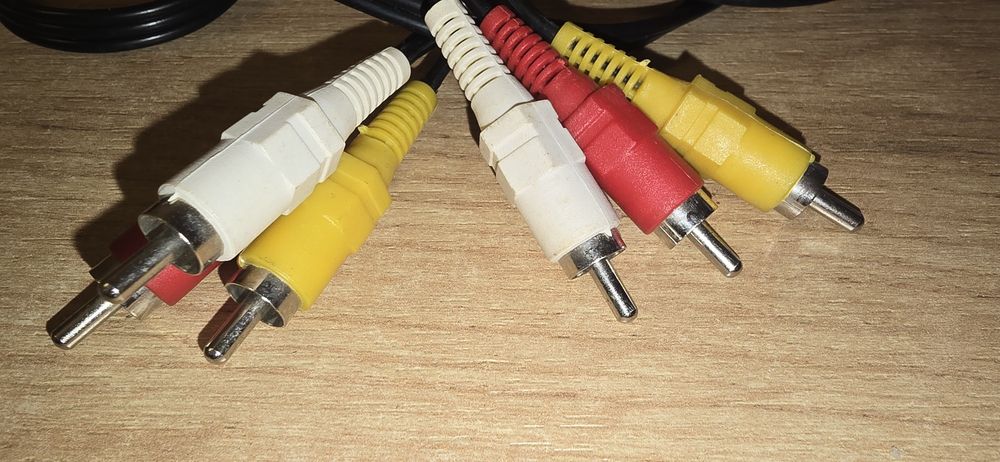 Kabel audio video AV RCA x3  męski