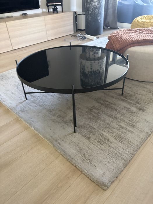 Stolik kawowy szklany 80 cm