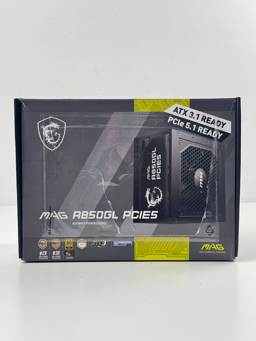 Zasilacz MSI MAG A850GL PCIE5 850W (306-7ZP8A11-CE0)
