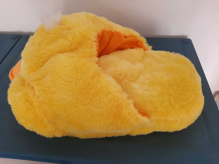 Peluche para aquecer os pés