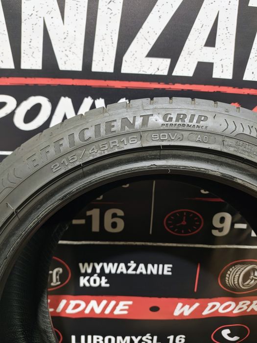 Opona letnia Goodyear EfficientGrip Performance 215/45R16 90V AO – 6,4mm DOT 2022