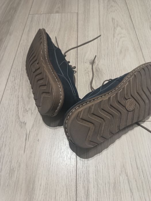 Buty męskie skórzane granatowe rozmiar 41 Lasocki