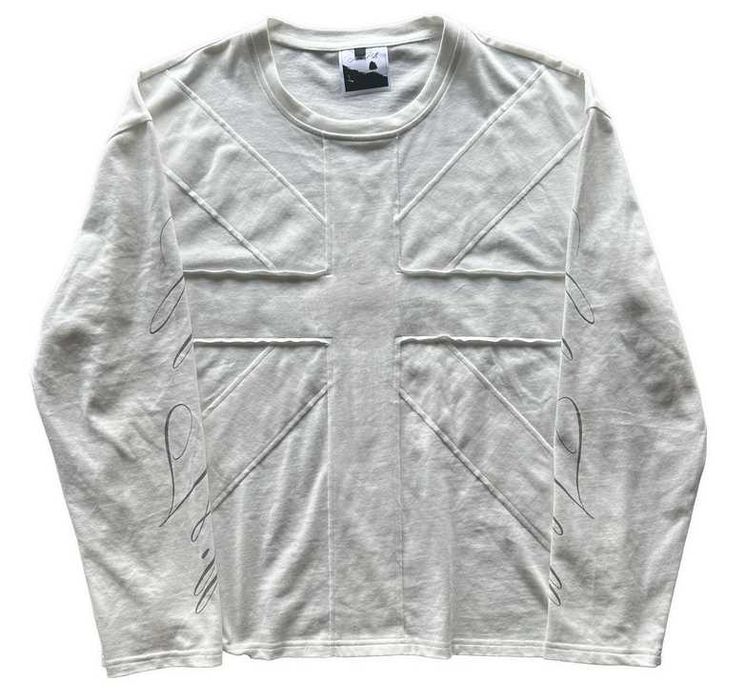 Salem Hills Union Jack Longsleeve White