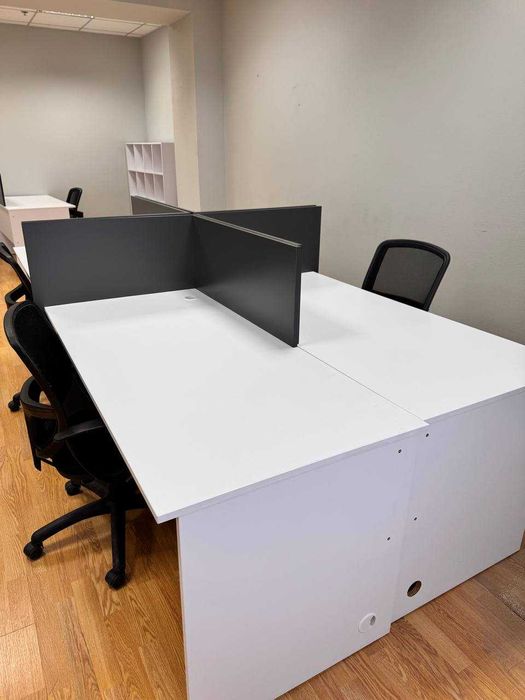 Стіл офісний білий (5шт)