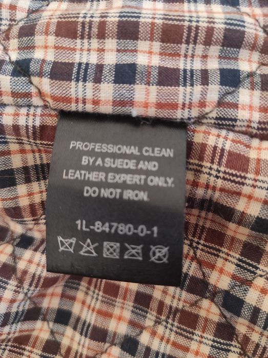 Вінтажна шкіряна куртка