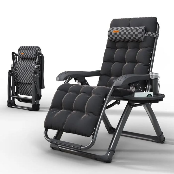 Крісло шезлонг Zero Gravity WCG S14-PP Louis з полотном