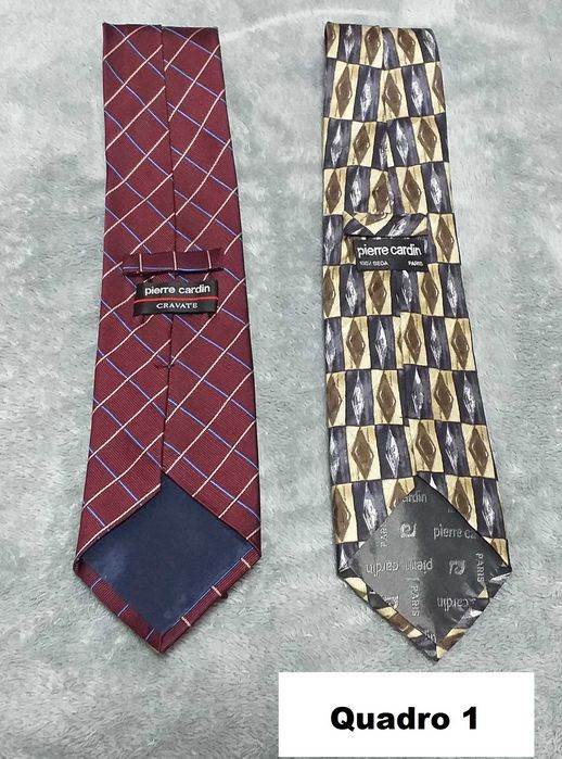 Gravatas impecáveis, marcas de qualidade