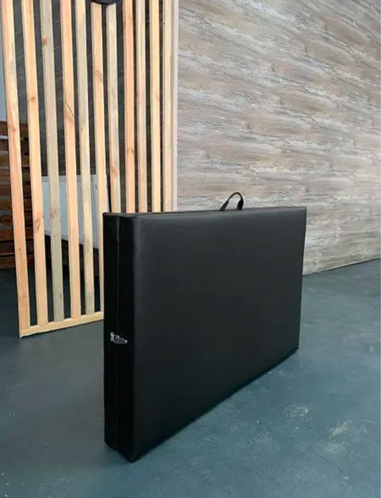 Вигідна кушетка Чорна складна, ДОСТАВКА БЕЗКОШТОВНО, №10 косметична