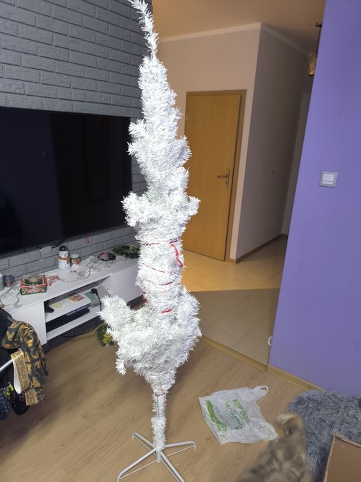 Pilnie sprzedam białą choinkę