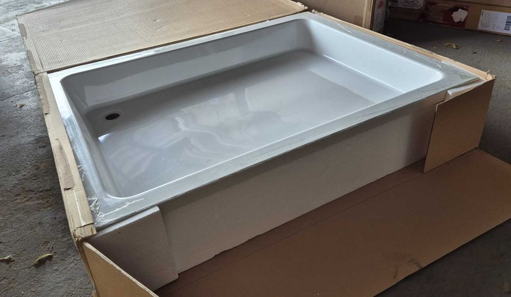 Brodzik półokrągły 100x100x14 80 kwadratowy półokrągły NOWE wysokie ni