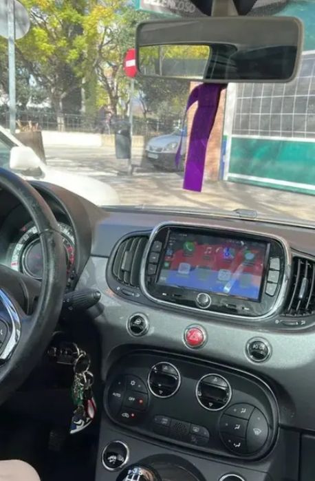 Rádio Fiat 500 Android 14 com GPS (Novo)