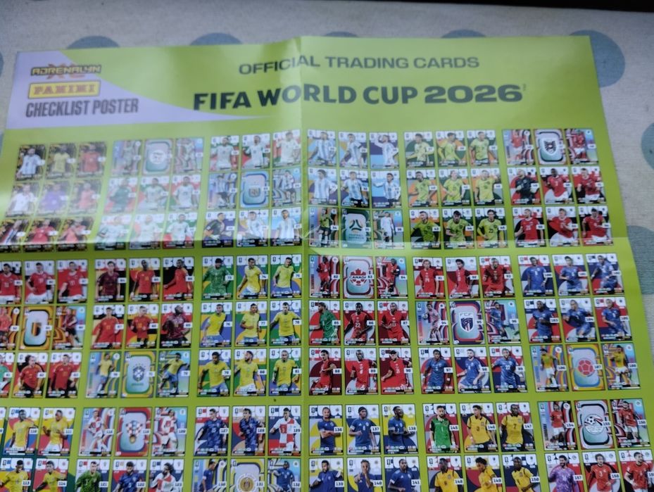 Arquivador para cartas do Mundial 2026
