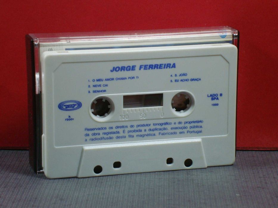 Jorge Ferreira - Deixei Meu Coração Em Portugal / Cassete / Near Mint