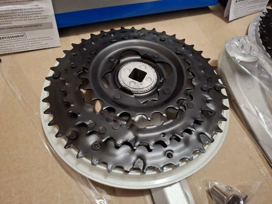 ВЕЛОсипедные шатуны Shimano FC-TY501:(42/34/24 и 48/38/28). Оригинал!