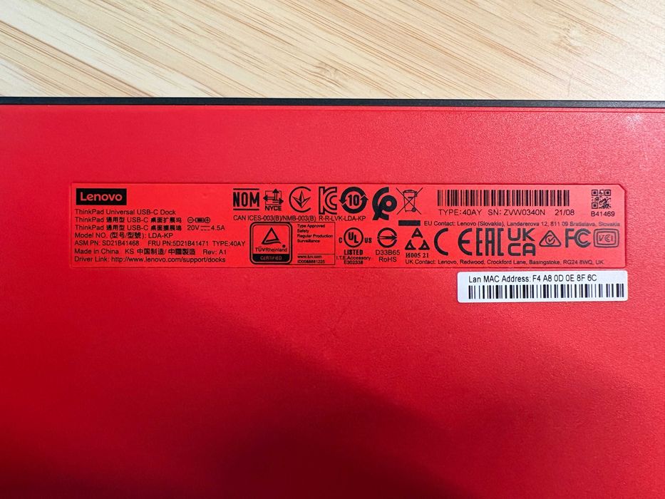 ThinkPad Universal USB-C Dock