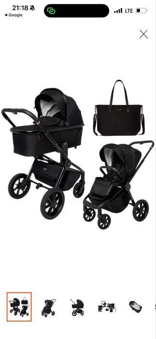 Wózek Muuvo Quick SE 2 chromium black