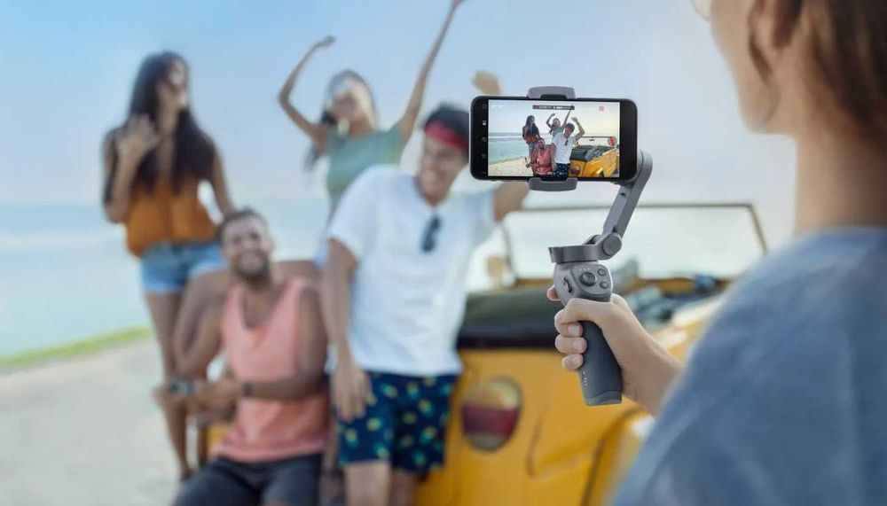 Gimbal DJI Osmo Mobile 3 Czarny Stan BDB + Akcesoria
