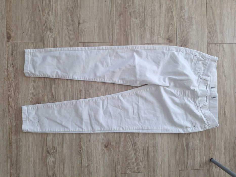 Białe damski spodnie , rozmiar 36/S