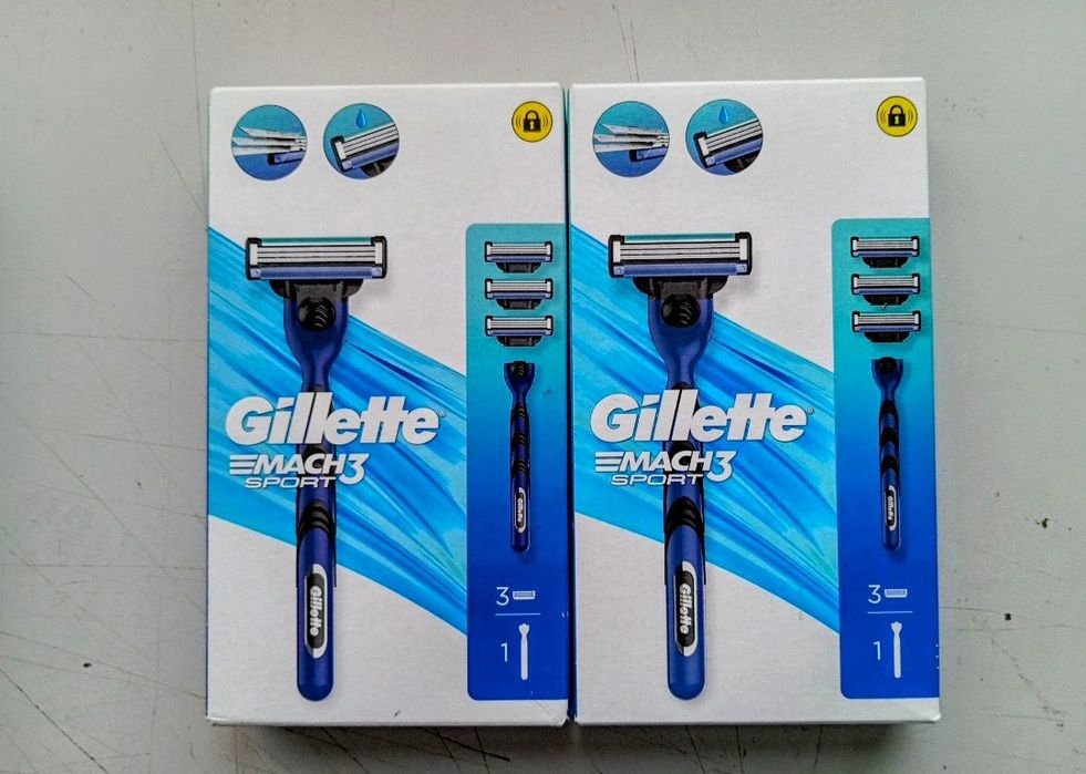 Gillette mach 3 maszynki plus wkłady