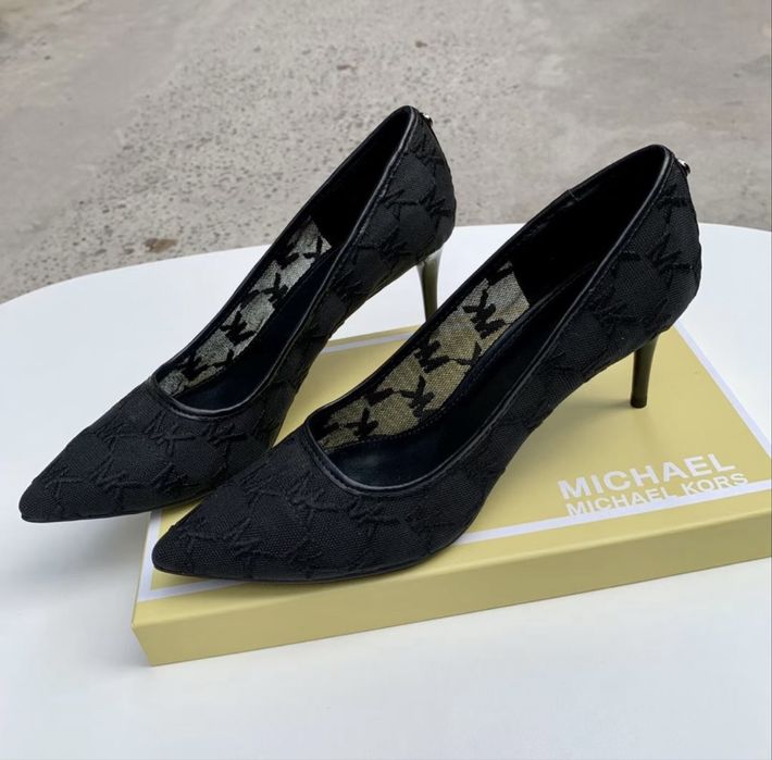 Жіночі туфлі Michael Kors, чорні, каблук 6,5 см