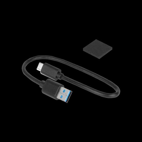 Obudowa dysku 2,5" SATA USB C 3.1 Rebel