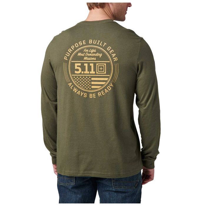р.S,M - Футболка 5.11 Tactical Long Sleeve реглан ОРИГІНАЛ