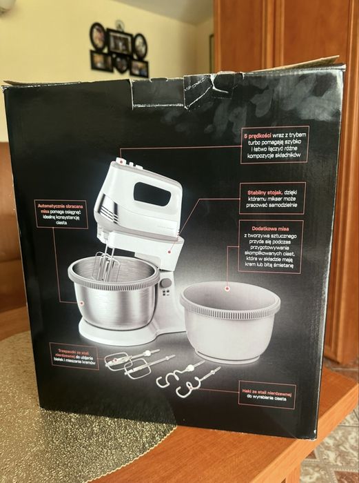 Nowy robot kuchenny mikser z misami